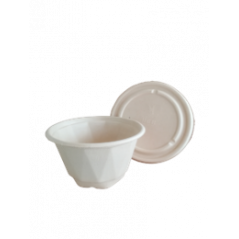 Pokrywka do miski "Diament" 650 ml, nature 50 szt.