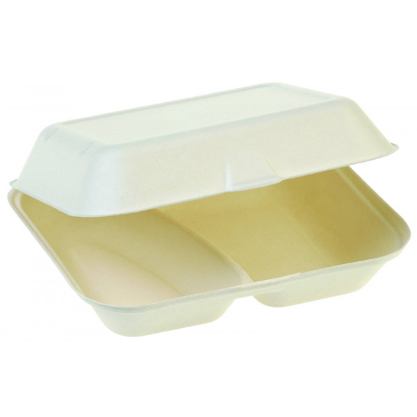 Food box extra duży 2-dzielny 23,5x19,5x7,5 cm 125 szt.