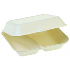 Food box extra duży 2-dzielny 23,5x19,5x7,5 cm 125 szt.