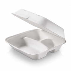 Food box extra duży 3-dzielny 23,5x19,5x7,5 cm 125 szt.