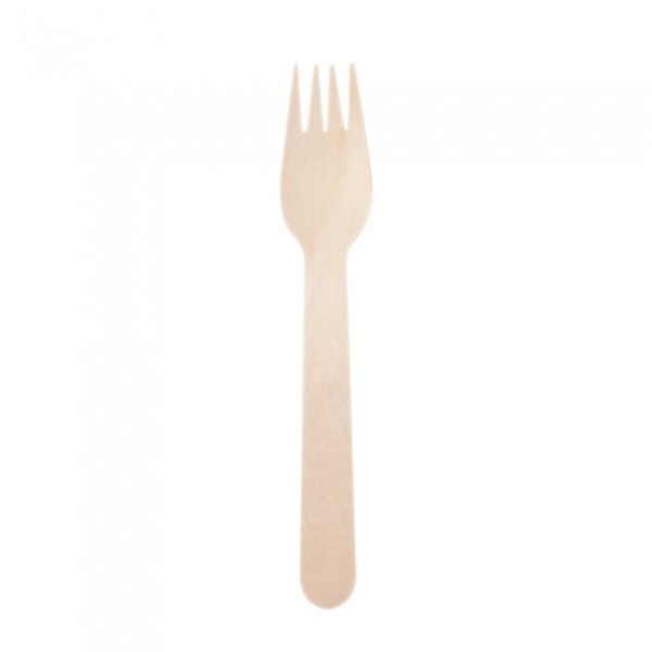 Widelec drewniany 16 cm 100 szt.