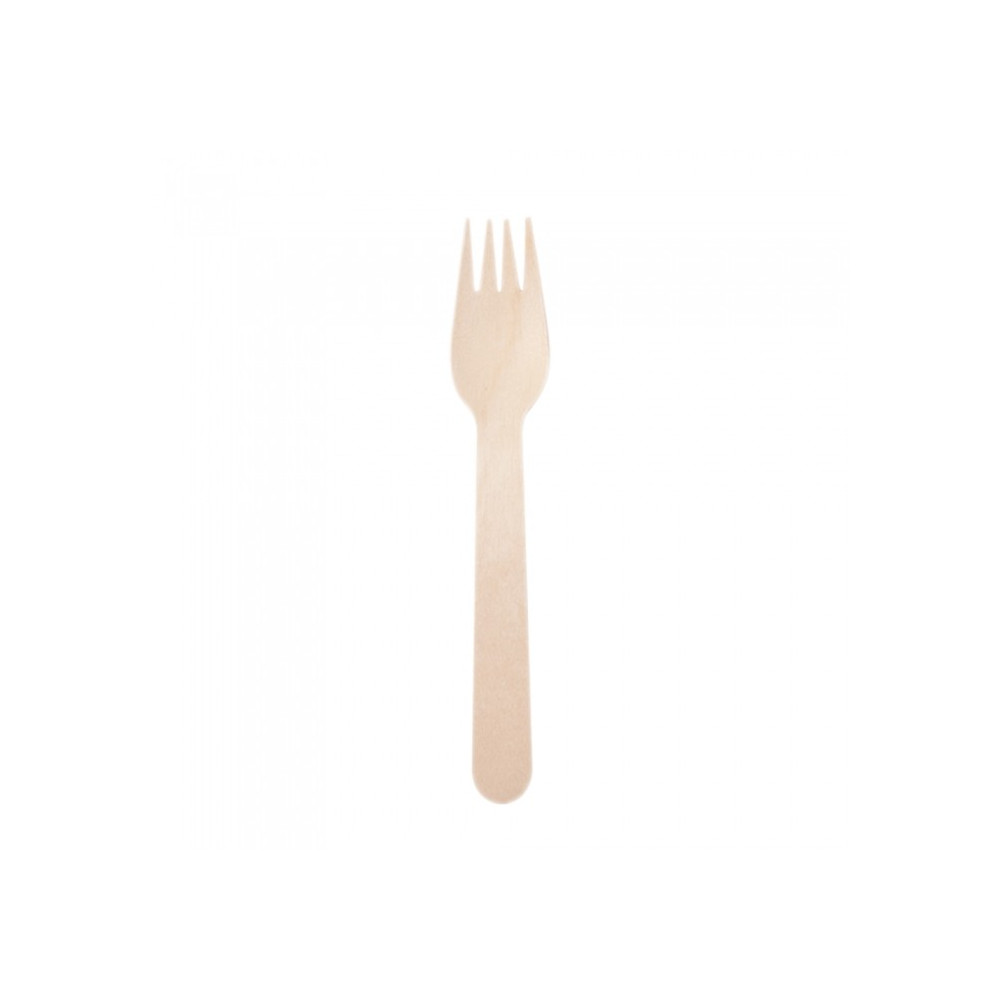 Widelec drewniany 16 cm 100 szt.