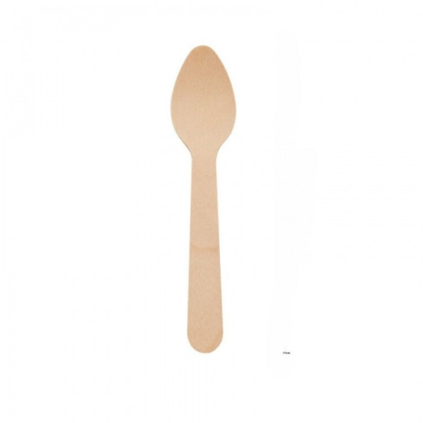 Łyżeczka drewniana 11 cm 100 szt.