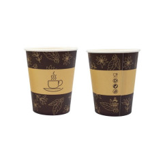 Kubek papierowy niepowlekany 250 ml z nadrukiem, 50 szt.