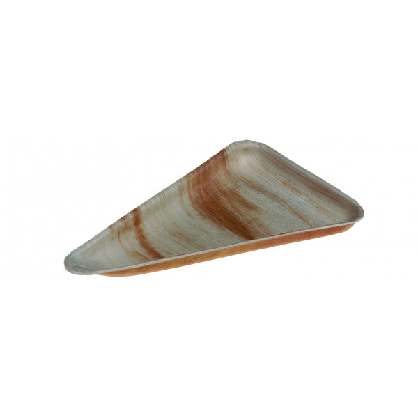 Talerz palmowy trójkątny 24,5x15 cm 25 szt.