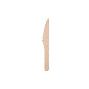 Nóż drewniany 16,5 cm, 100 szt